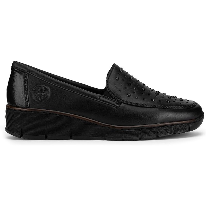 Halbschuhe Rieker 53752-00 Schwarz