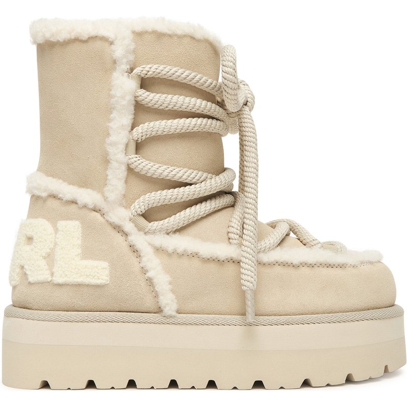 Schneeschuhe KARL LAGERFELD Skylar Ski KL49676 Hellbeige