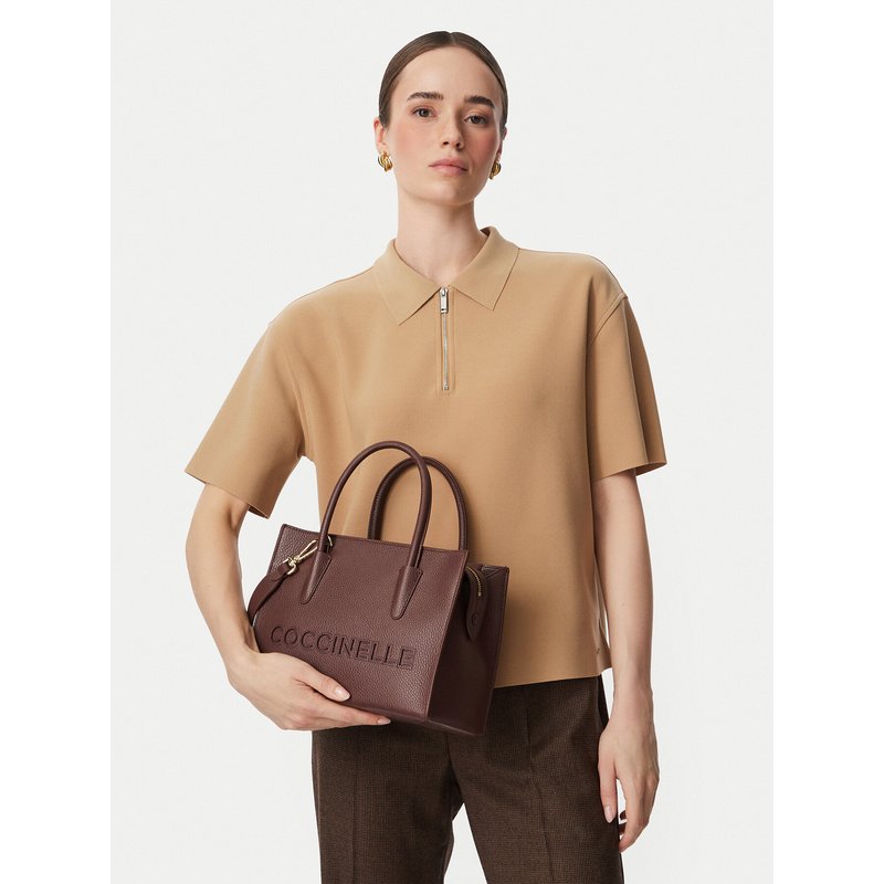 Handtasche Coccinelle UAK Coccinellemyrtha26 E1 UAK 18 01 01 Dunkelrot