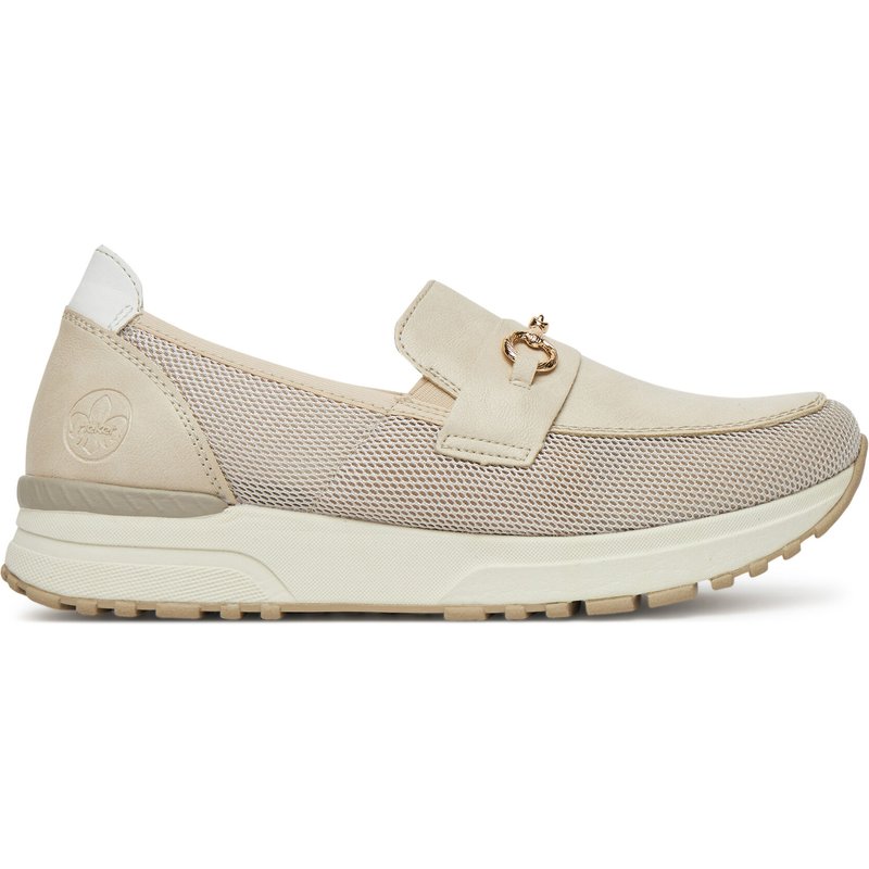 Halbschuhe Rieker N7455-60 Beige