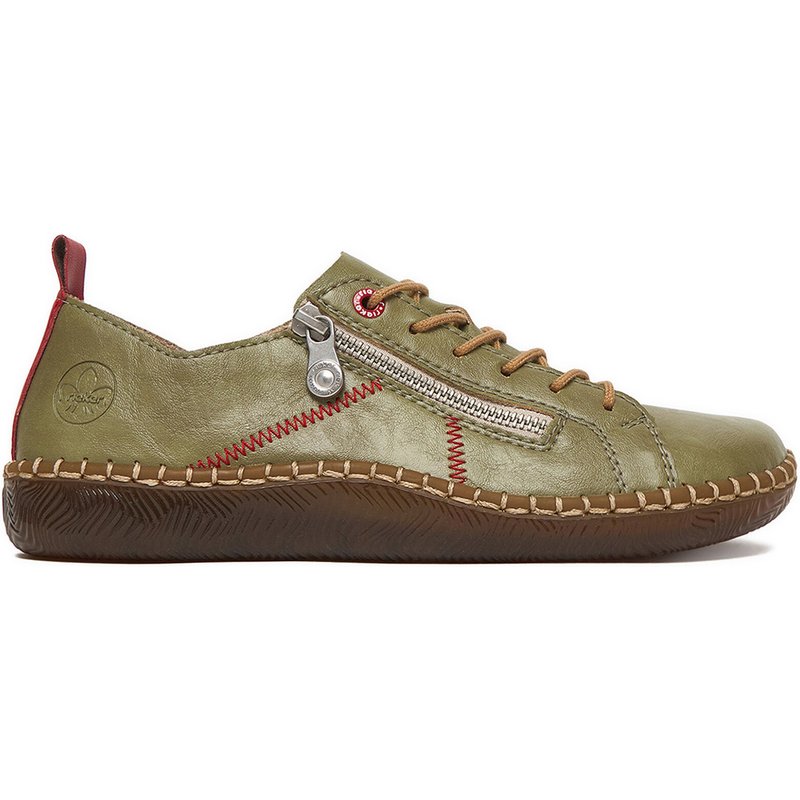 Halbschuhe Rieker N2401-54 Grün