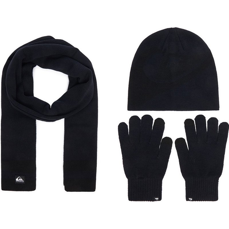 Set Mütze, Schal und Handschuhe Quiksilver CWBEO-QS-SM346-001-AW26 Dunkelblau