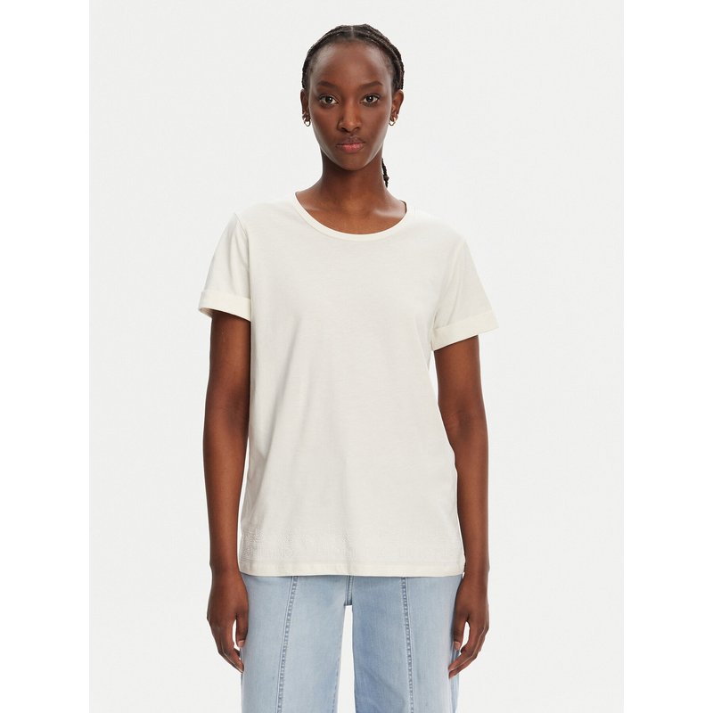 Liu Jo Sport T-Shirt TA5180 JS923 Weiß Regular Fit