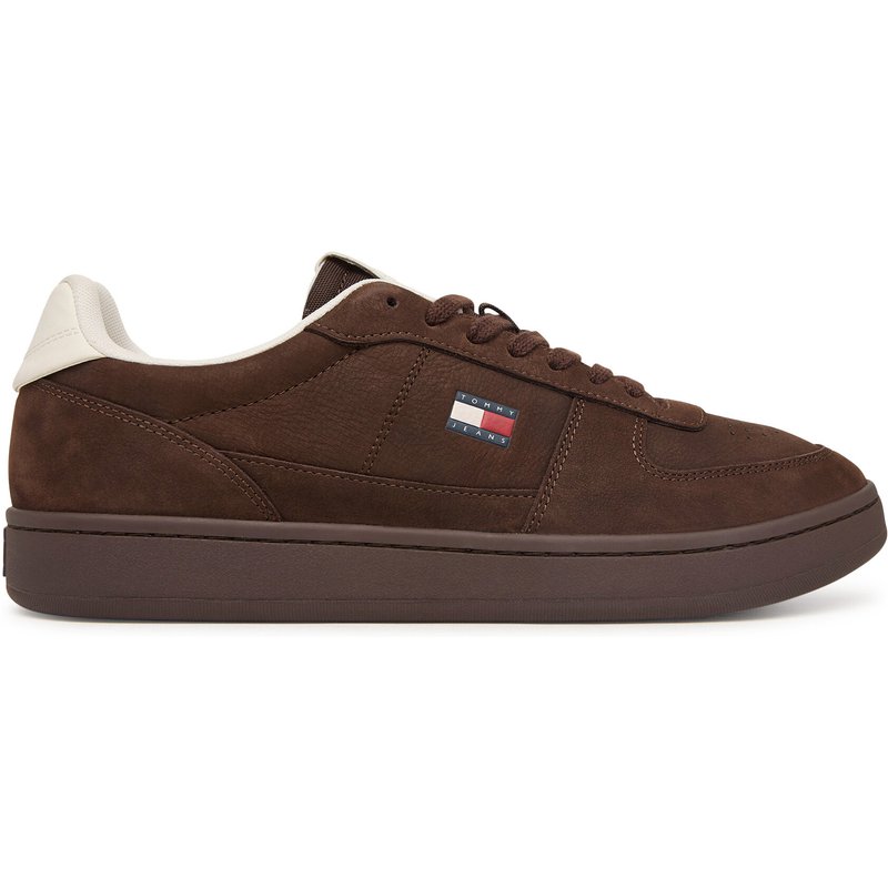 Sneakers Tommy Jeans Archive 98' Nubuck Court EM0EM01788 Dunkelbraun