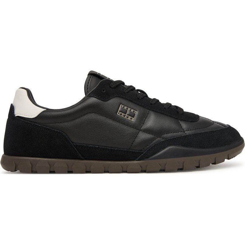 Sneakers Tommy Jeans Tommy Jeans Low Lth Runner EM0EM01794 Schwarz