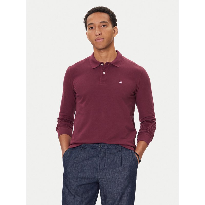 United Colors Of Benetton Poloshirt 3089J3204 Violett Regular Fit