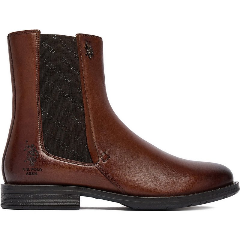 Stiefeletten U.S. Polo Assn. CEO-INGRID002W/EL1 Braun