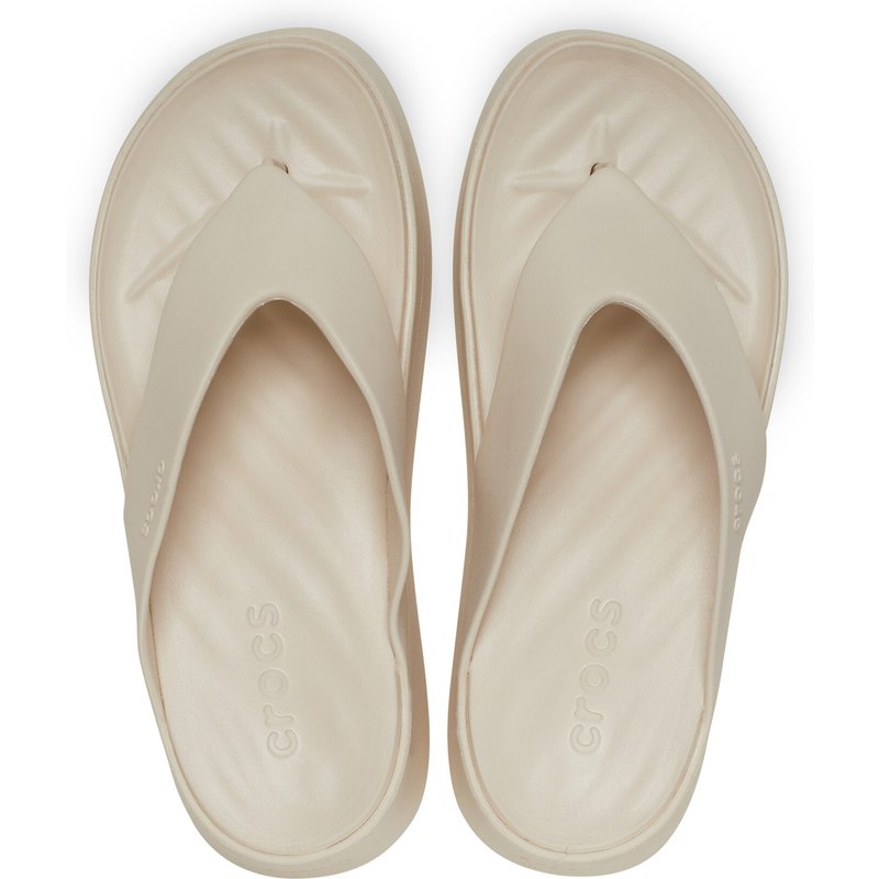 Zehentrenner Crocs Getaway Platform Flip 209410 Beige