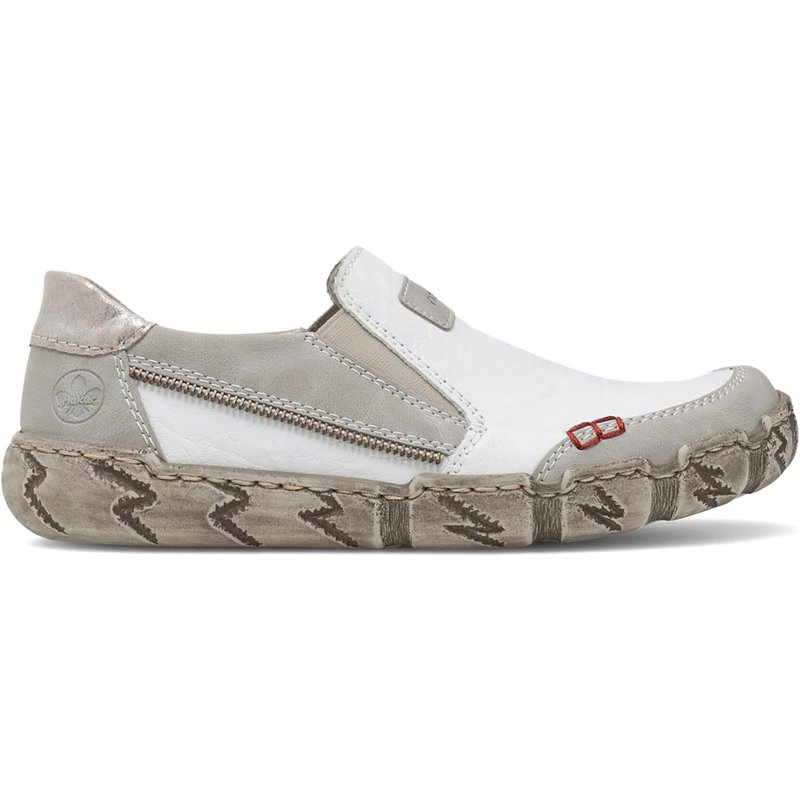Halbschuhe Rieker L0359-80 Weiß