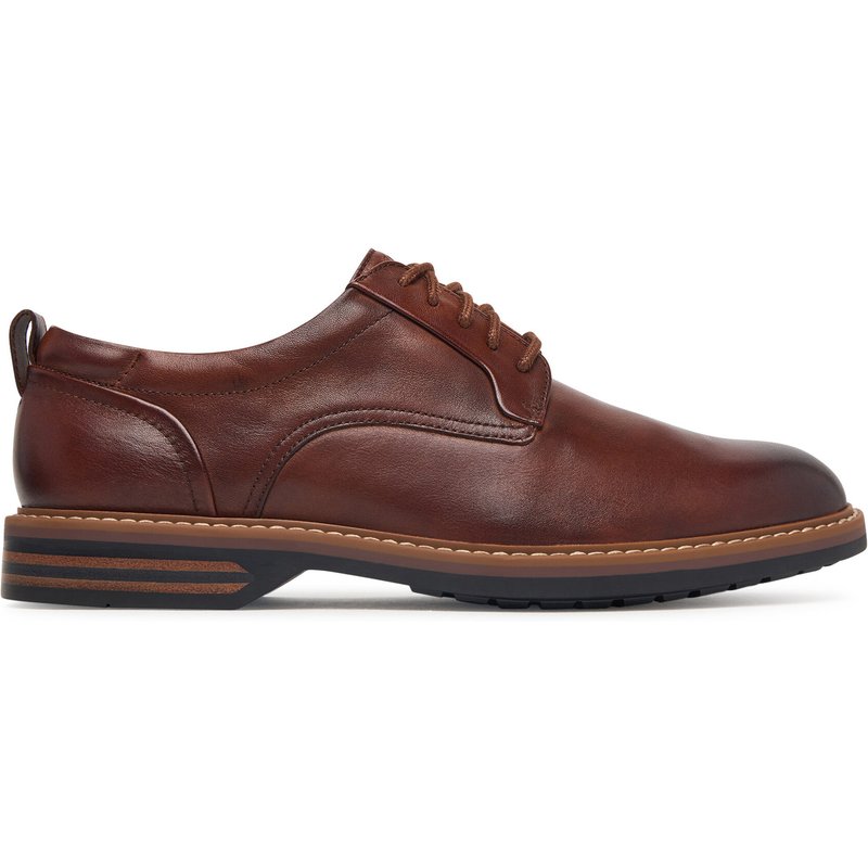 Halbschuhe Clarks Aldwin2 Derby 26320300 Braun