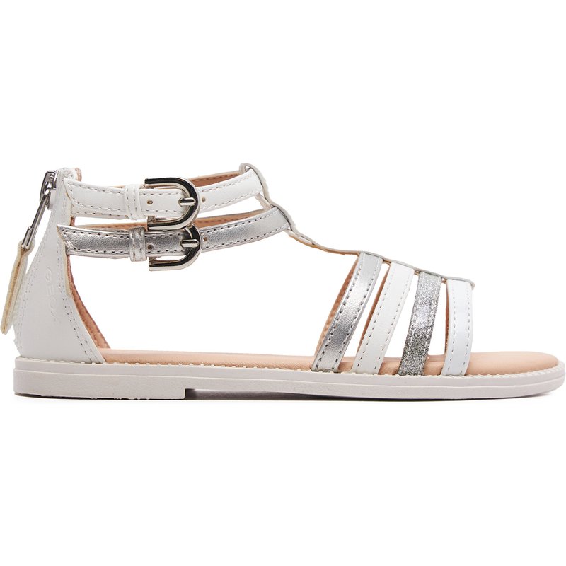 Sandalen Geox J Sandal Karly Girl J7235D 054AJ C1Z1N S Weiß