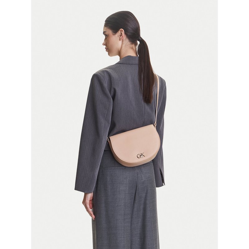 Handtasche Calvin Klein Ck Hw Crossbody Saddle Bag K60K613236 Rosa
