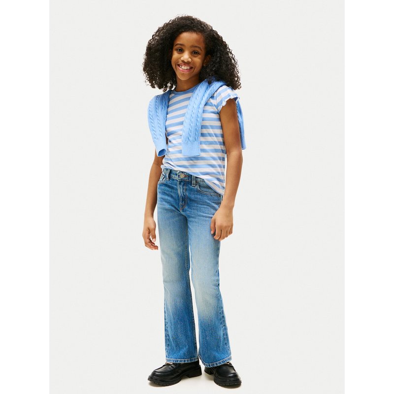 Tommy Hilfiger T-Shirt Essential KG0KG08744 Himmelblau Regular Fit