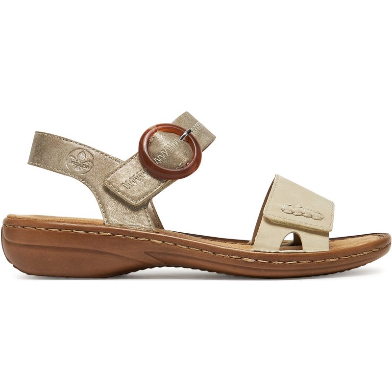 Sandalen Rieker 608Z3-60 Beige