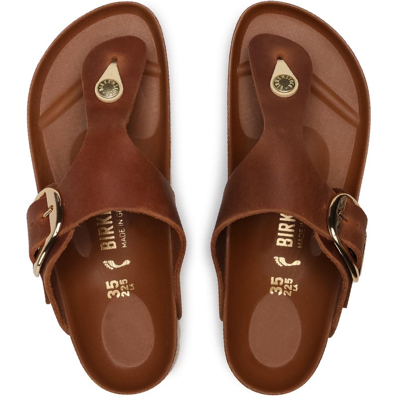 Zehentrenner Birkenstock Gizeh Big Buckle 1018785 Braun