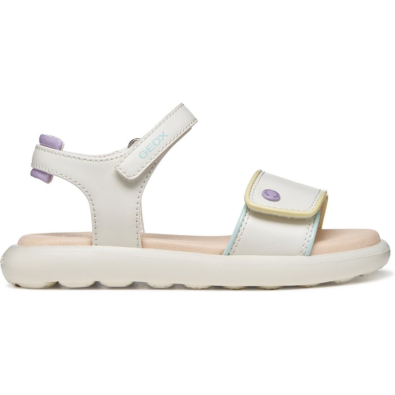 Sandalen Geox J Sandal Puffypop Gi J65MSC 05402 C0653 S Weiß