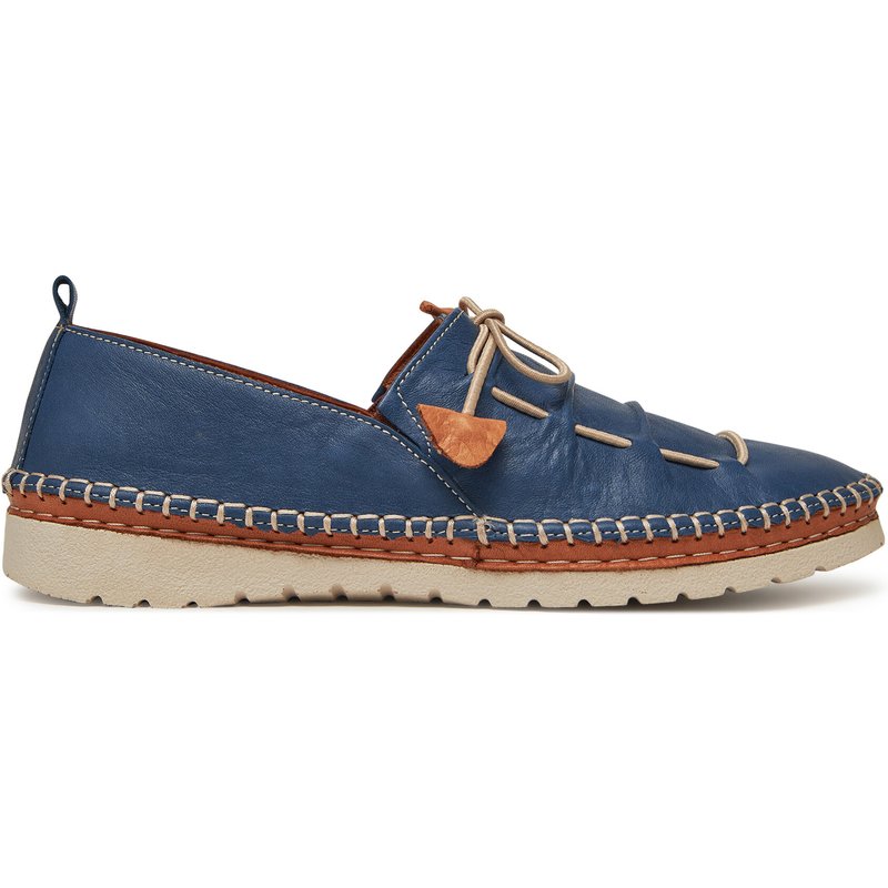 Halbschuhe Manitu 840089 Blau