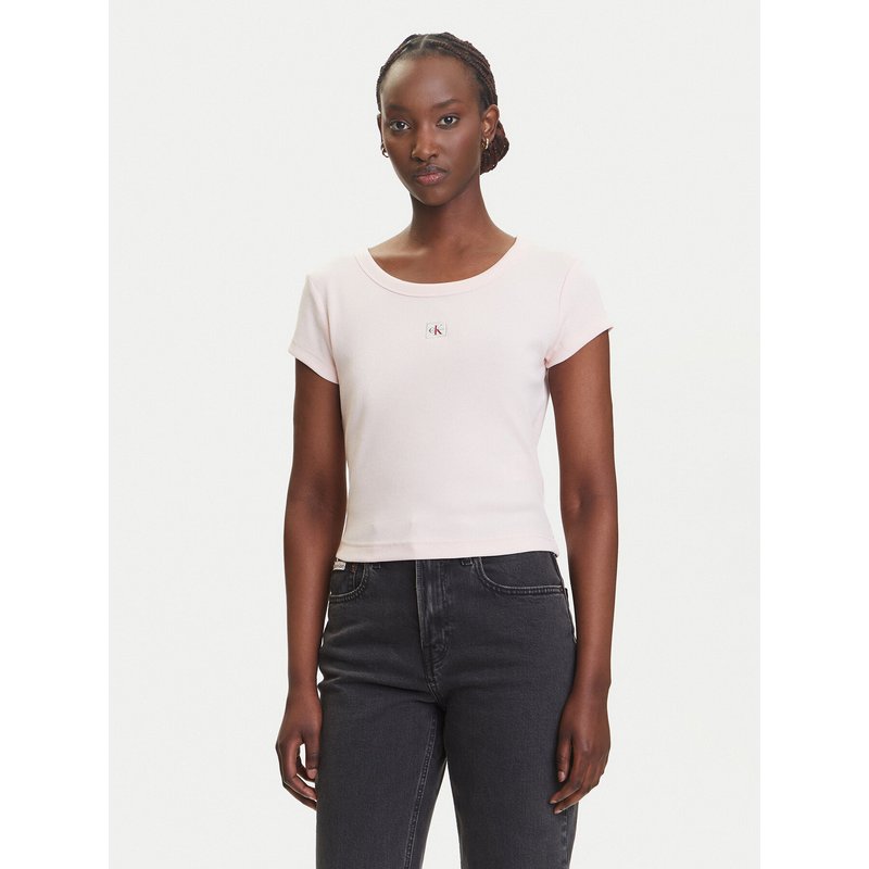 Calvin Klein Jeans T-Shirt LV047C200G Rosa Slim Fit