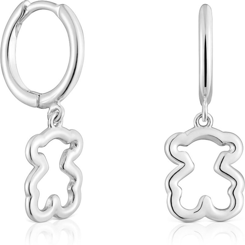Ohrringe TOUS New Silueta 1004438900 Silberfarben