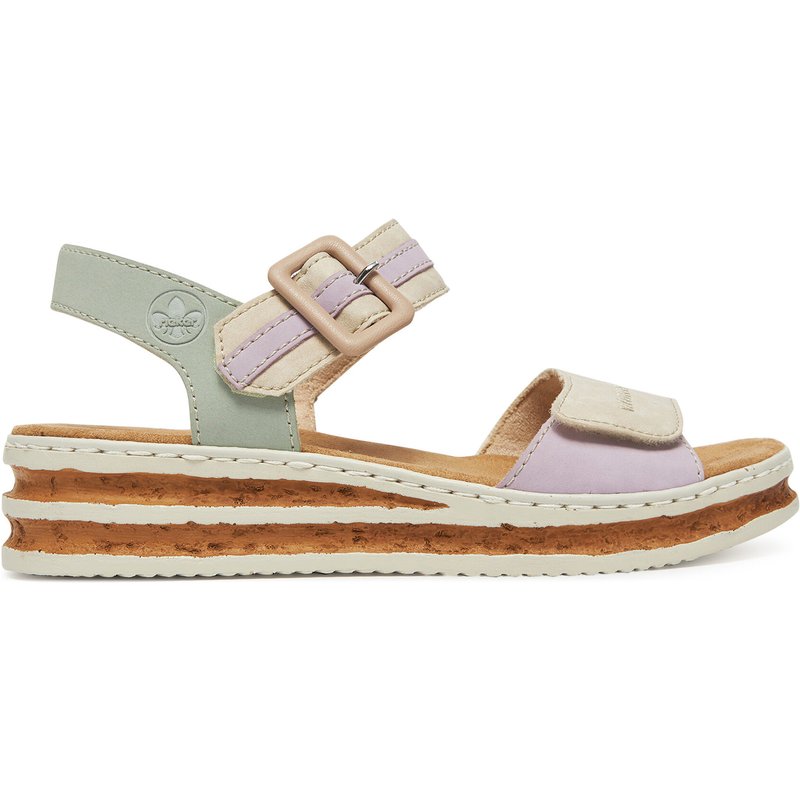 Sandalen Rieker 62900-90 Beige