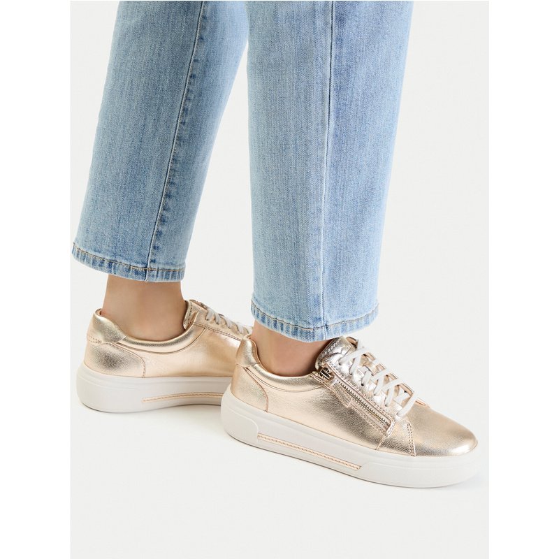 Sneakers Clarks Hollyrose Zip 26185916 Goldfarben