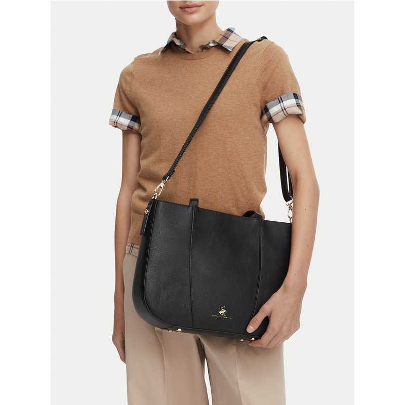 Handtasche Beverly Hills Polo Club CEO-BHPC-K-003-10 Schwarz