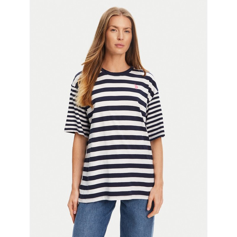 U.S. Polo Assn. T-Shirt WUP0682 Dunkelblau Loose Fit