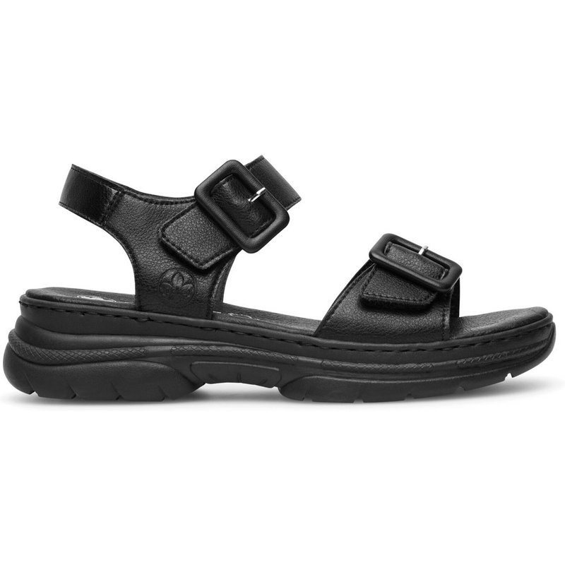 Sandalen Rieker 66680-00 Schwarz