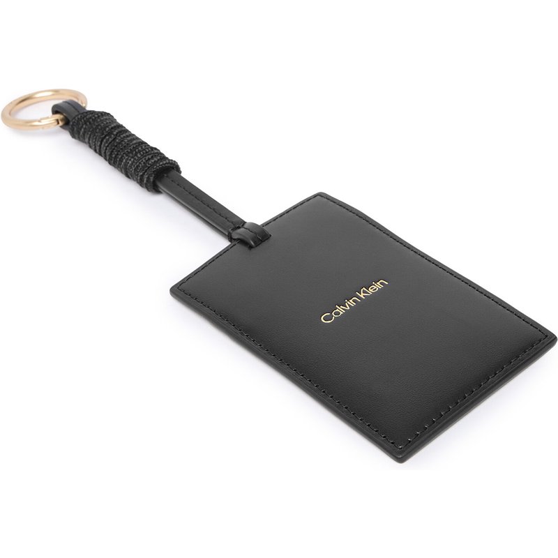 Schlüsseletui Calvin Klein Foil Logo Lacing Cardcase Charm LV04F1259G Schwarz
