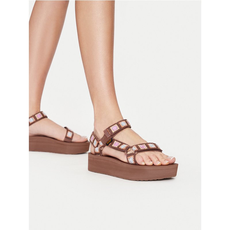 Sandalen Teva Flatform Universal Crochet 1150210 Braun