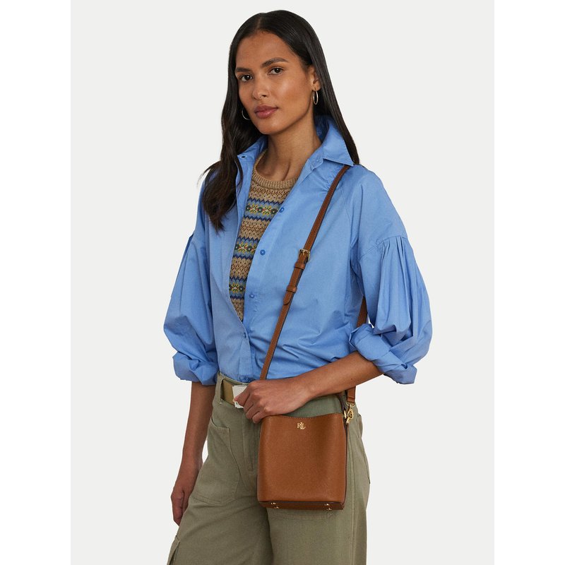Handtasche LAUREN RALPH LAUREN 431969365002 Braun