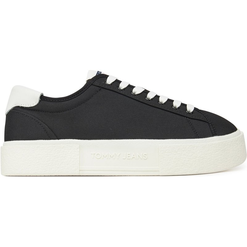 Sneakers Tommy Jeans Tjw Flatform Canvas Sneaker EN0EN02792 Schwarz