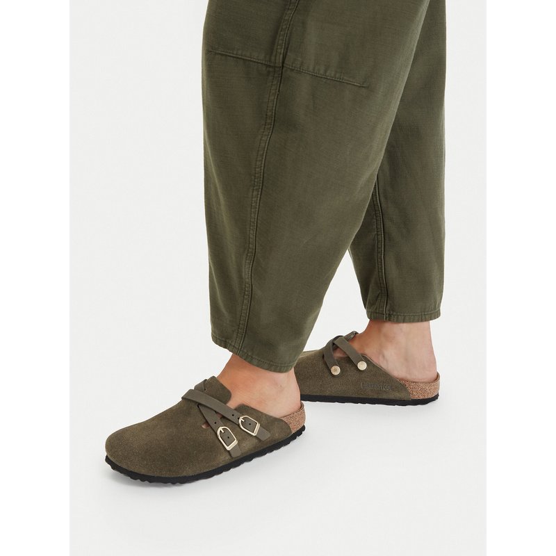 Pantoletten Birkenstock Blair D-Buckle 1033158 Dunkelgrün