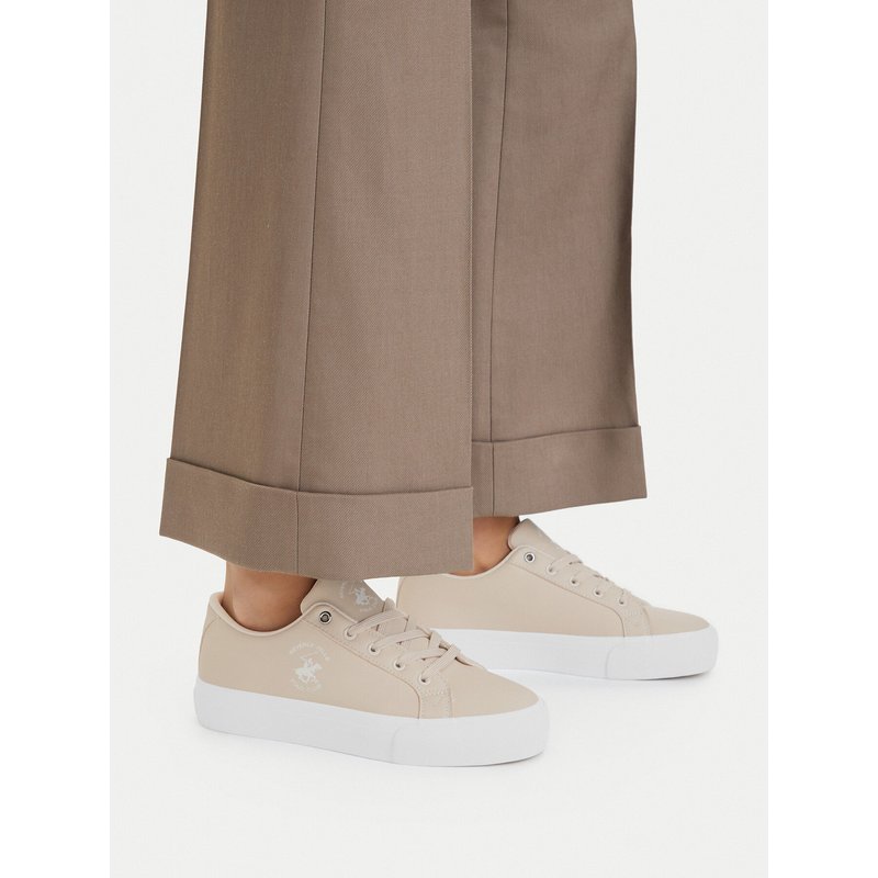 Sneakers aus Stoff Beverly Hills Polo Club CEO-BHPC040W Beige