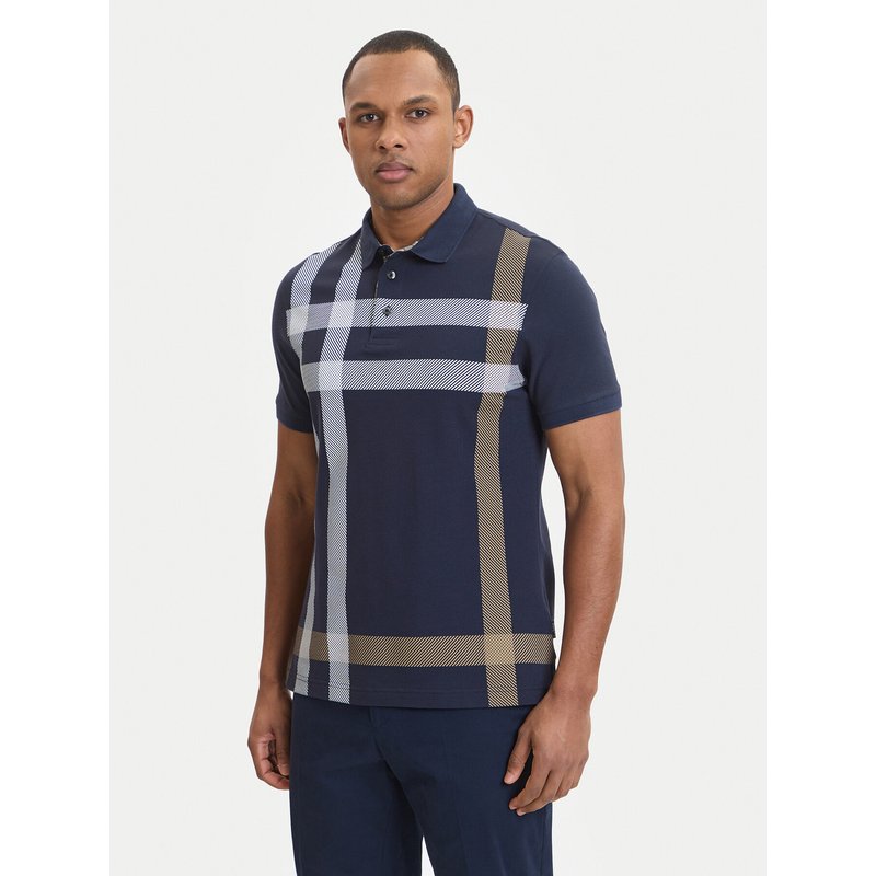 Barbour Poloshirt Blaine MML1117NY94 Dunkelblau Regular Fit
