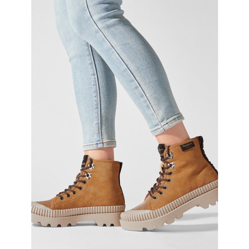 Schnürschuhe Pepe Jeans Ascot Desert PLS50429 Braun