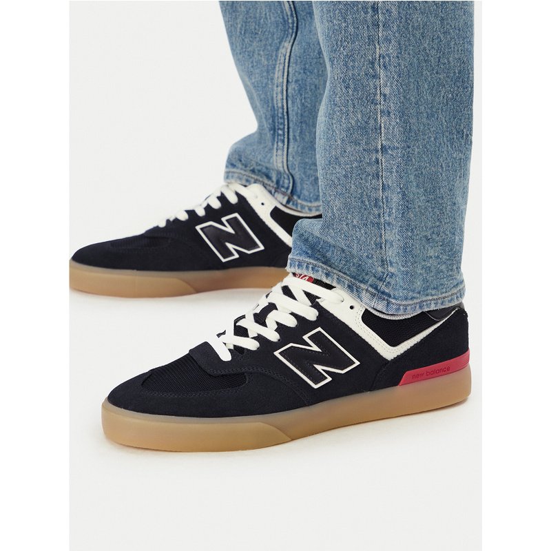 Sneakers aus Stoff New Balance Numeric 574 Vulc UN574VBA Schwarz