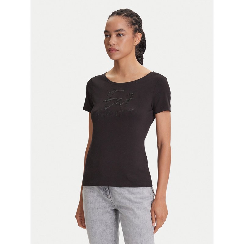 EA7 Emporio Armani T-Shirt 7W000184 AF10373 UC001 Schwarz Regular Fit