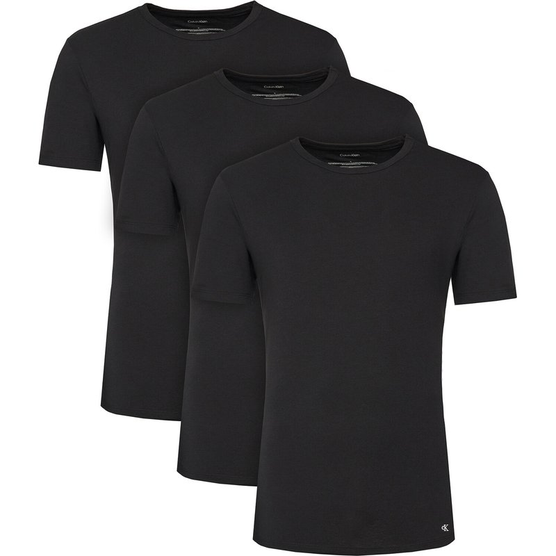 Calvin Klein Underwear T-Shirt-Set LV00NB4185 Schwarz Regular Fit