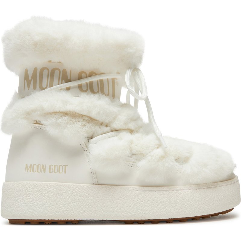 Schneeschuhe Moon Boot Ltrack Tube Faux-Fur 80D2450130 Weiß