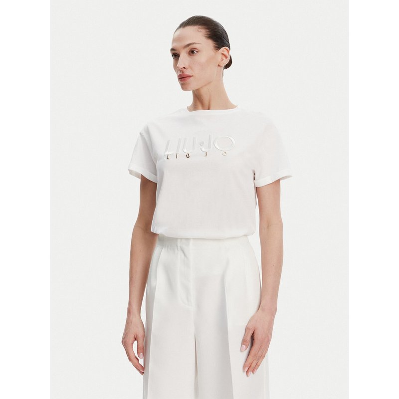 Liu Jo T-Shirt WA5007 JS923 Weiß Relaxed Fit