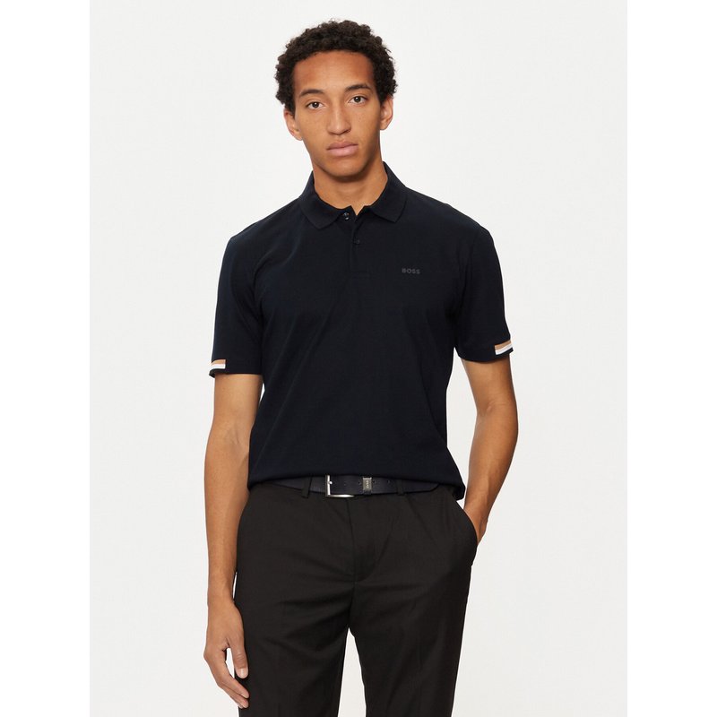 Boss Poloshirt Parlay 147 50467113 Dunkelblau Regular Fit