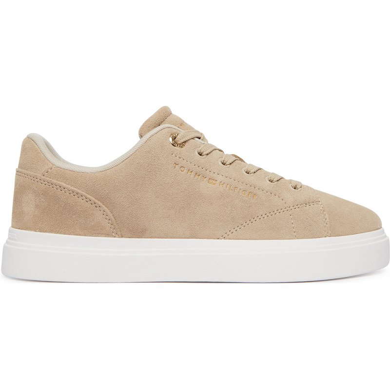 Sneakers Tommy Hilfiger Th Feminine Cupsole Suede FW0FW09109 Beige