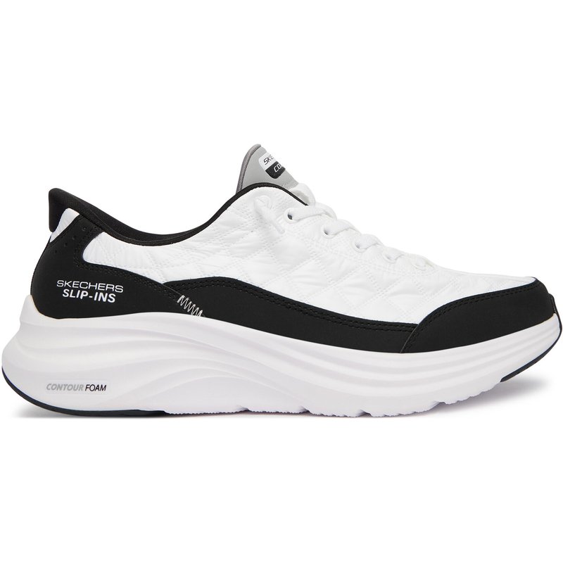 Sneakers Skechers Slip-ins Contour Foam - Cozy Fit Golden Hour 232619/WBK Weiß
