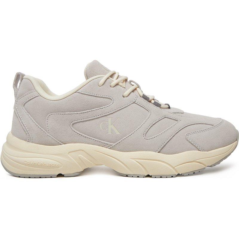 Sneakers Calvin Klein Jeans Retro Tennis Low Mg Mix Media YM0YM01171 Grau