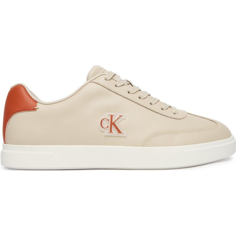 Sneakers Calvin Klein Low Prof Cupsole Emb Lth HM0HM02124 Beige