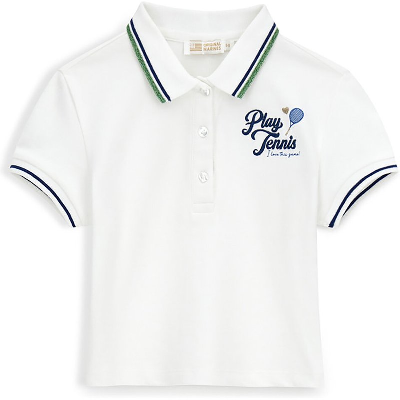 Original Marines Poloshirt DFP5187YF Weiß Regular Fit