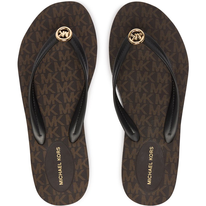 Zehentrenner MICHAEL Michael Kors Posie Flip Flop 40S6PSFA2Q Braun