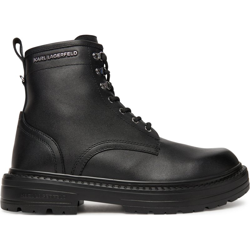 Schnürstiefeletten KARL LAGERFELD Miles KL10255 Schwarz