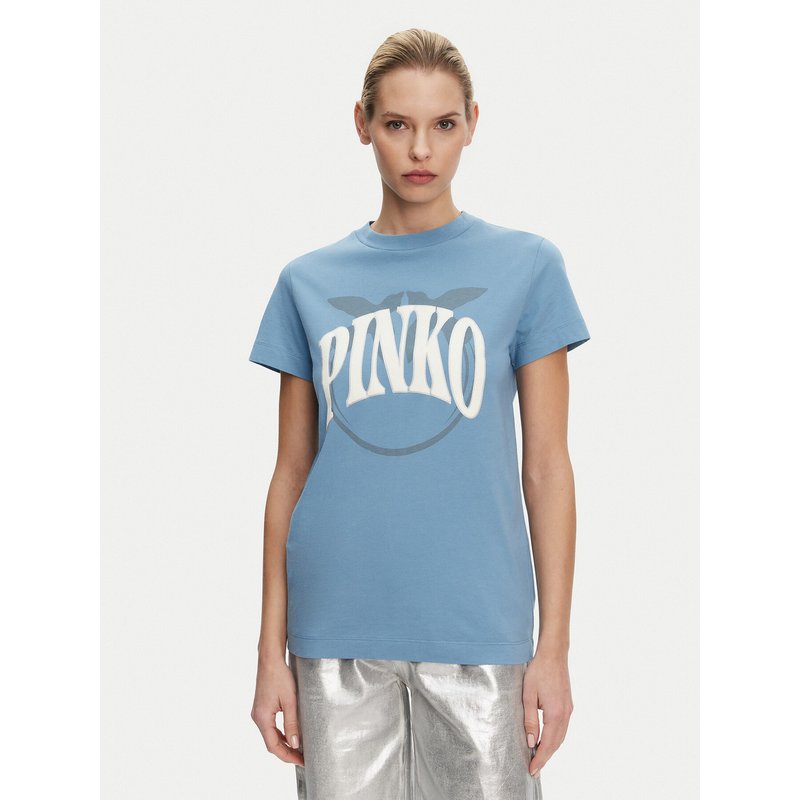 PINKO T-Shirt Start Blau Regular Fit